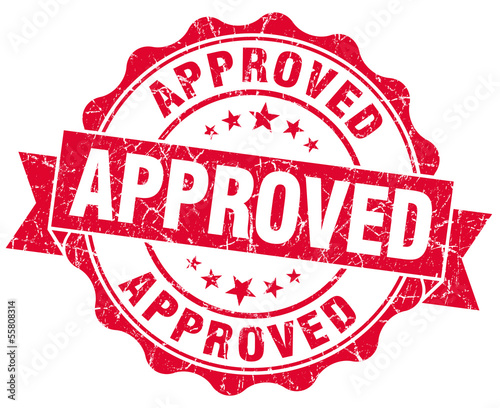 approved grunge red seal