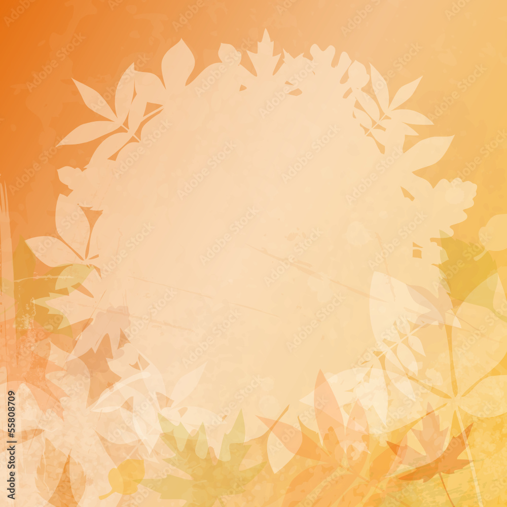 Autumn Paper Frame Leafs Autumn Paper Frame Leafs