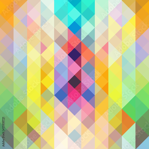 colorful mosaic shapes, abstract background