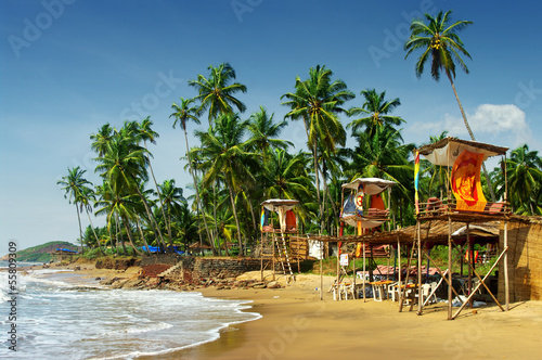 Goa's idyllic beach