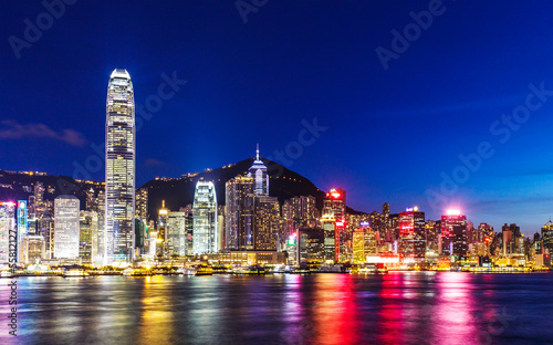 Hong Kong at night