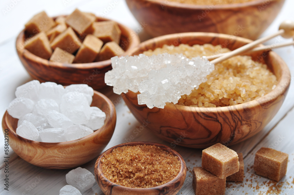 brown and white sugar brown and white sugar