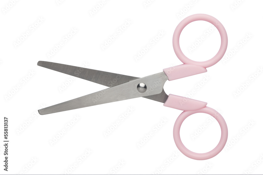 Pink scissors