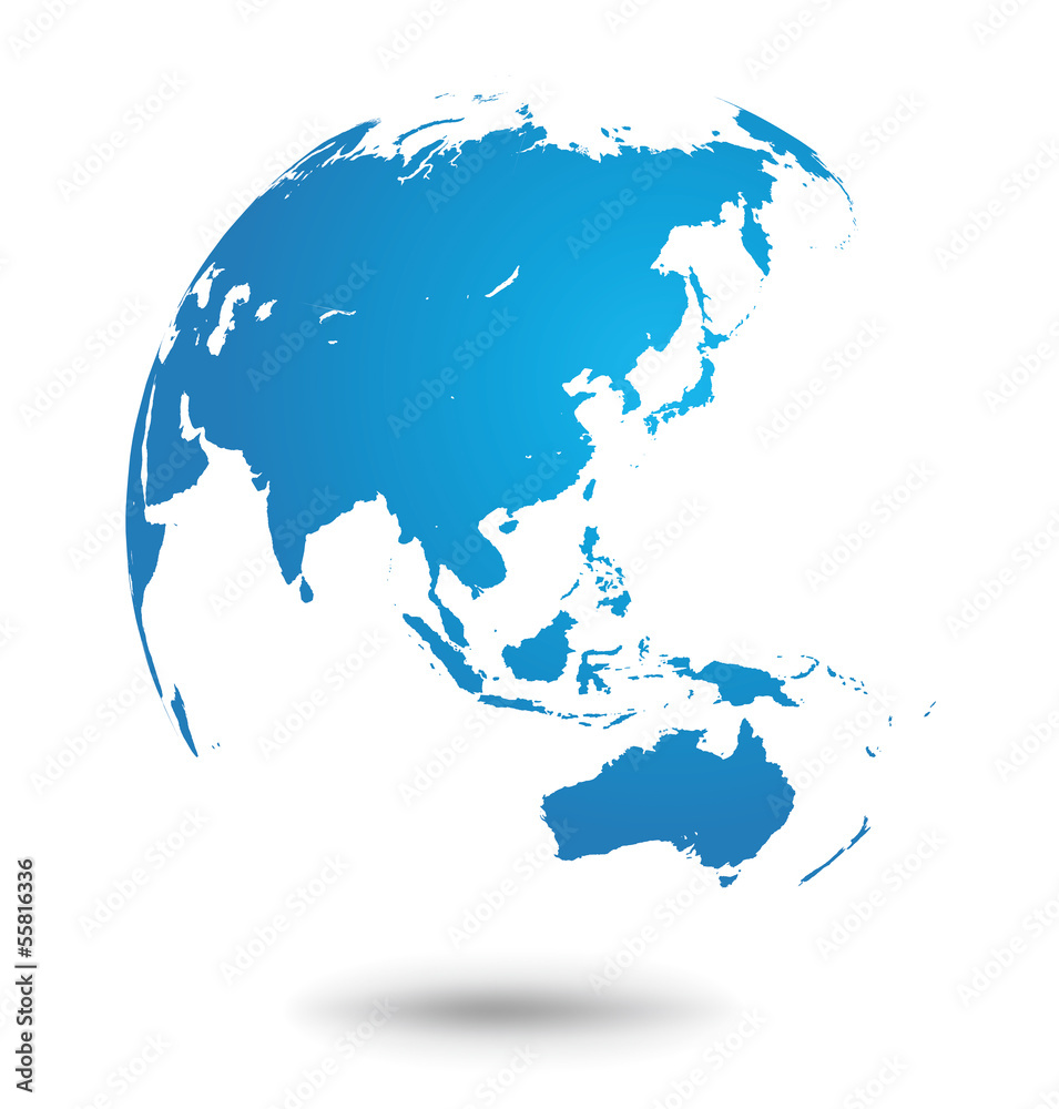 Naklejka premium Obraz Earth / Global