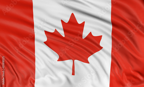 3D Canada Flag (clipping path included)