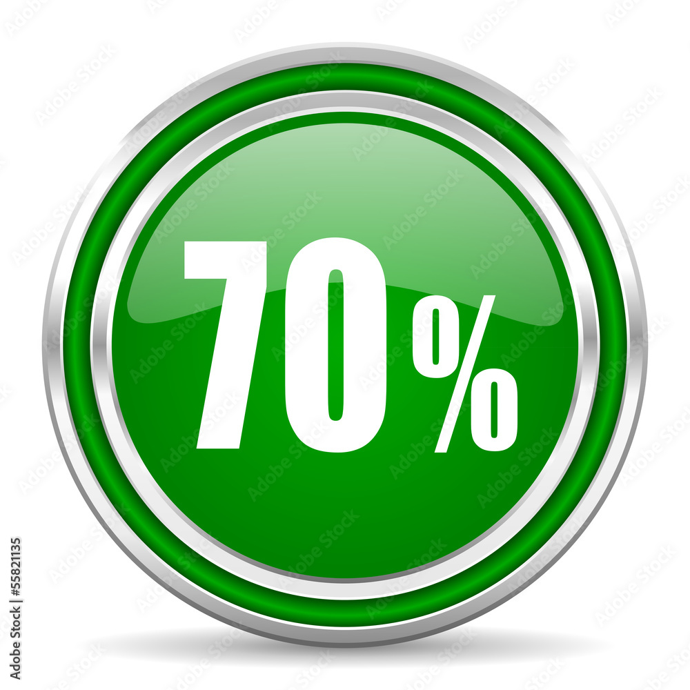 70 percent icon 70 percent icon