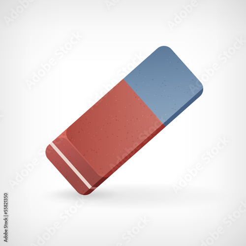 Vector eraser illustration