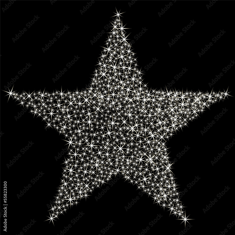 Shiny star, vector illustration Shiny star, vector illustration