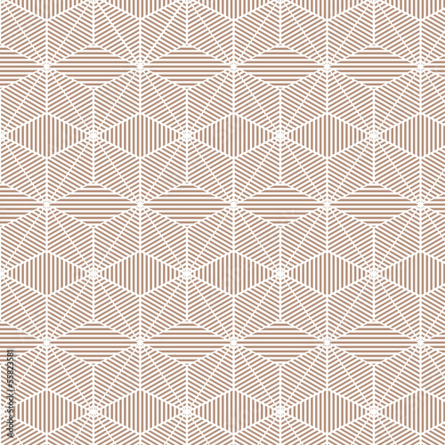 Abstract beige cube pattern