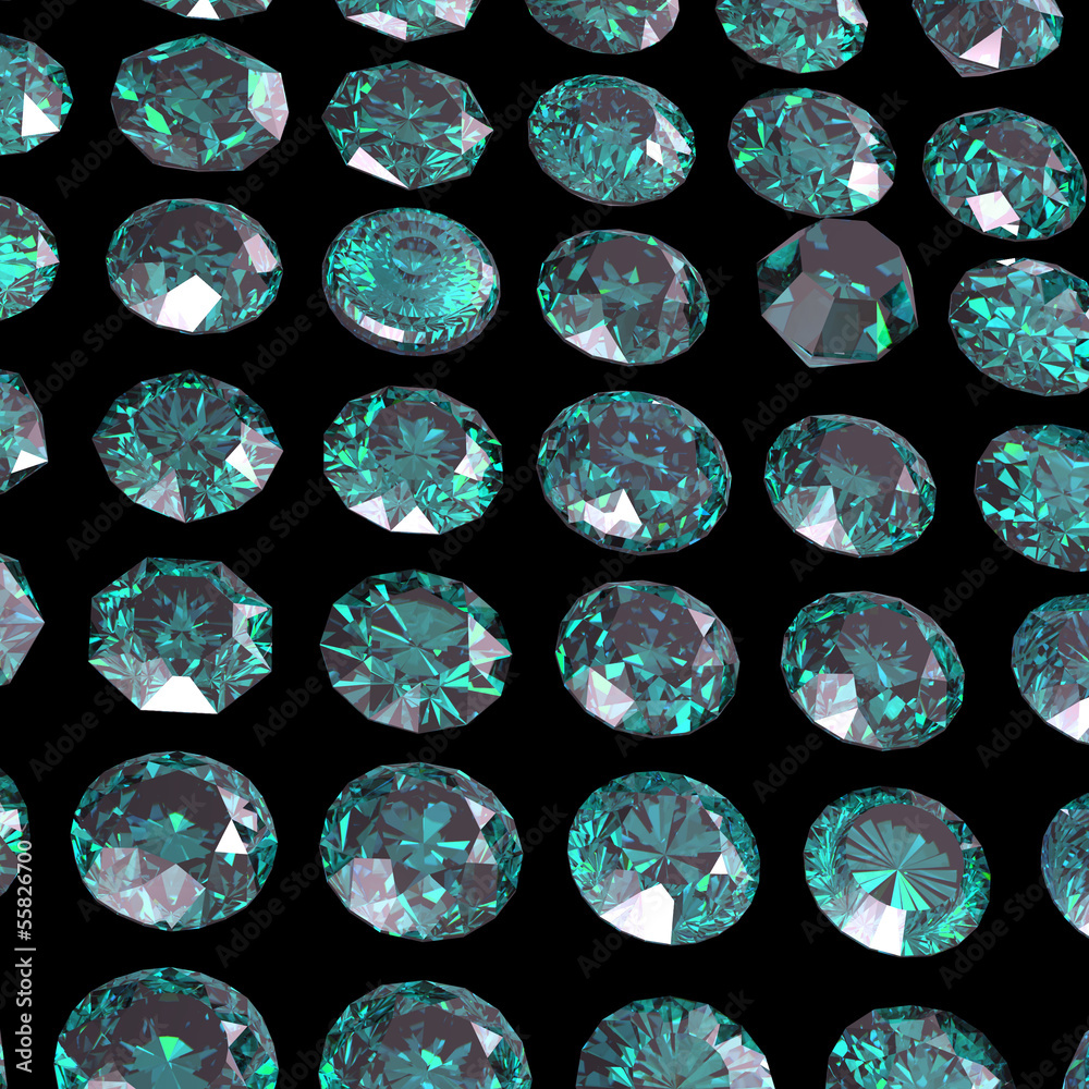 Set of round diamond. Gemstone Set of round diamond. Gemstone