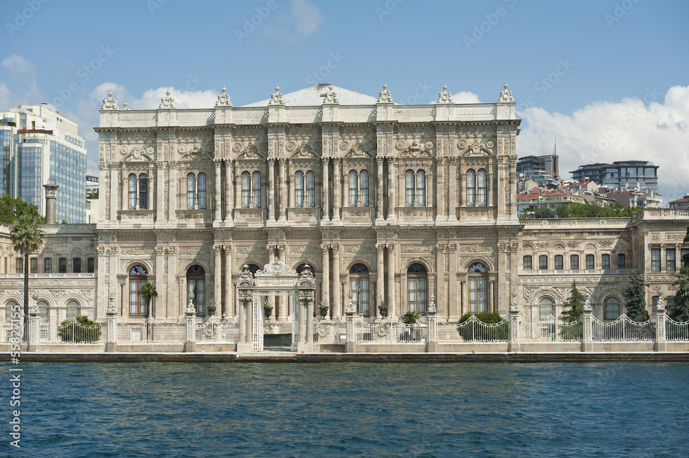 Large palace on a river