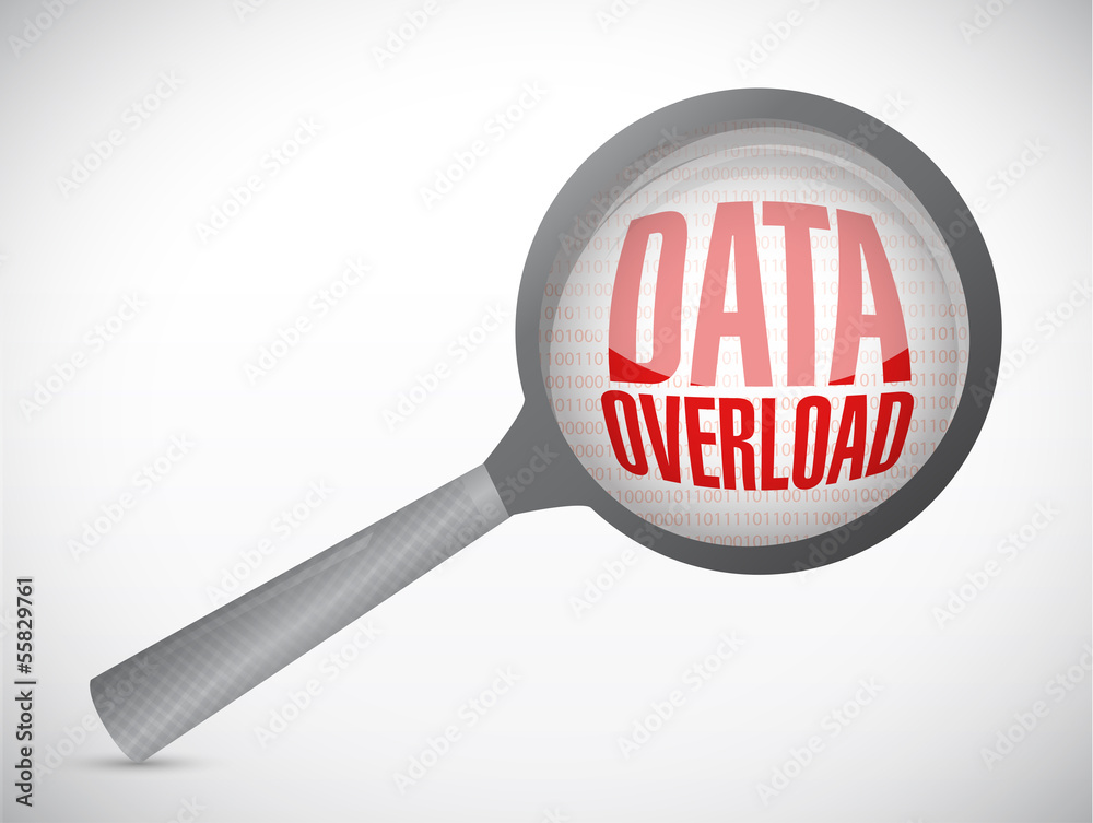 data overload search illustration data overload search illustration
