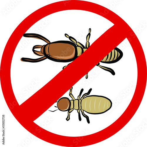termites insect repellent emblem 