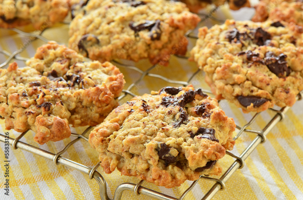 Chocolate chip oatmeal cookies Chocolate chip oatmeal cookies
