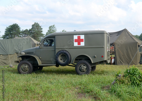 World War II era ambulance