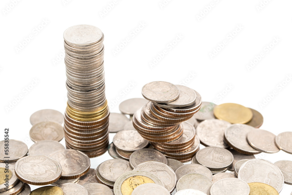 stack of coins