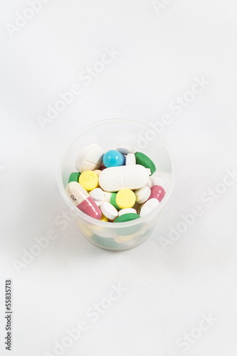 colorful tablets and capsules