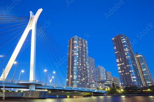Tokyo cityscape ,Sumida river