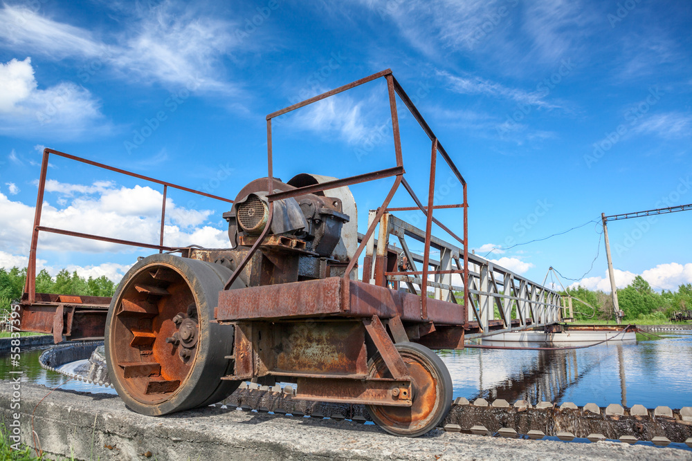 Waste water treatment unit on the industrial plant Waste water treatment unit on the industrial plant