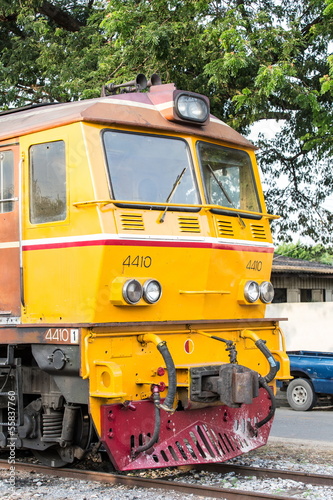 Diesel Locomotive, Train in Thailand