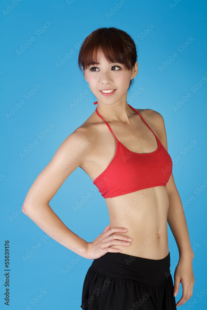 Fototapeta premium Healthy fit woman