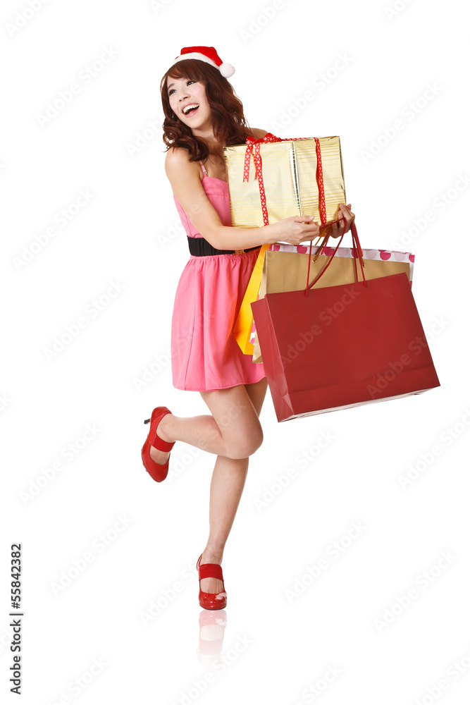 happy shopping girl happy shopping girl