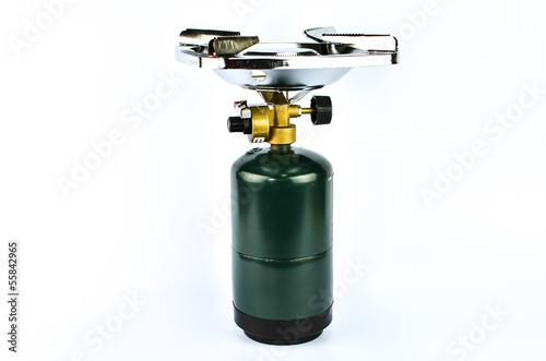 gasstove and propane gas tank