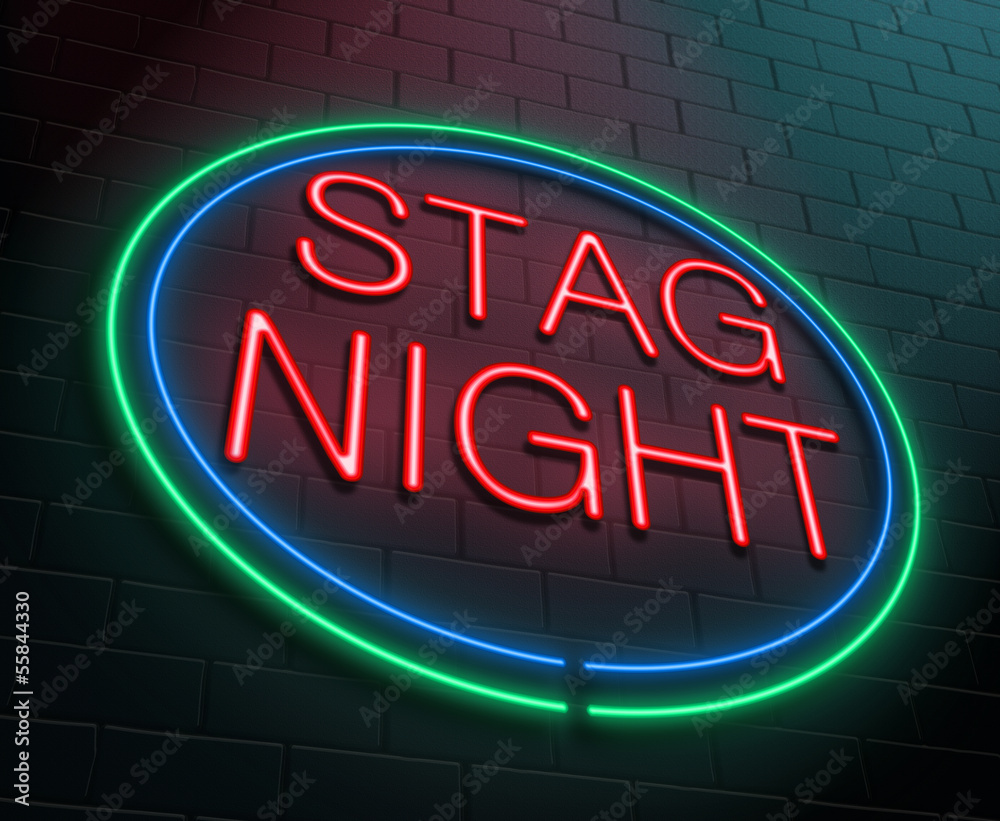 Obraz premium Stag party concept.