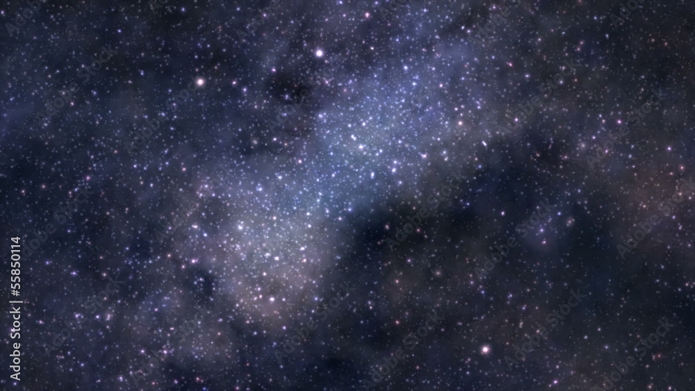 Space journey seamless loop