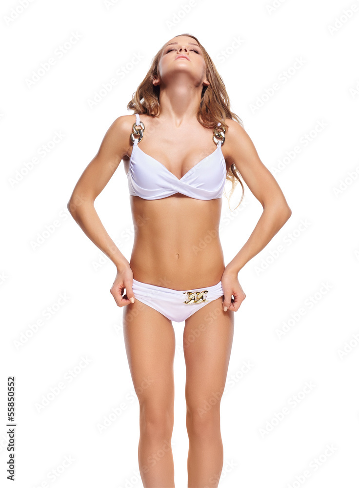 Obraz premium beautiful woman in bikini