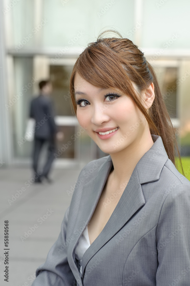 Young business manager woman Young business manager woman