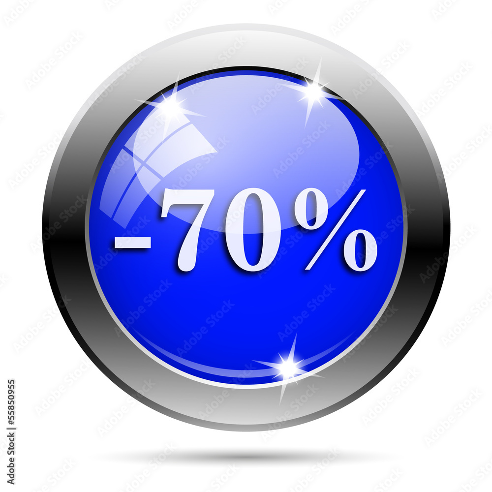 Metallic blue glossy icon Metallic blue glossy icon