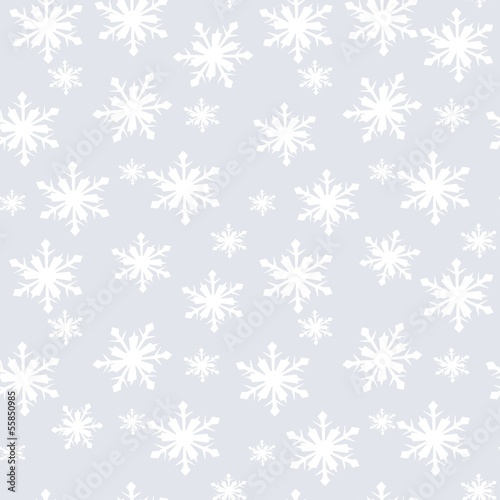 Christmas  seamless Pattern with snowflakes