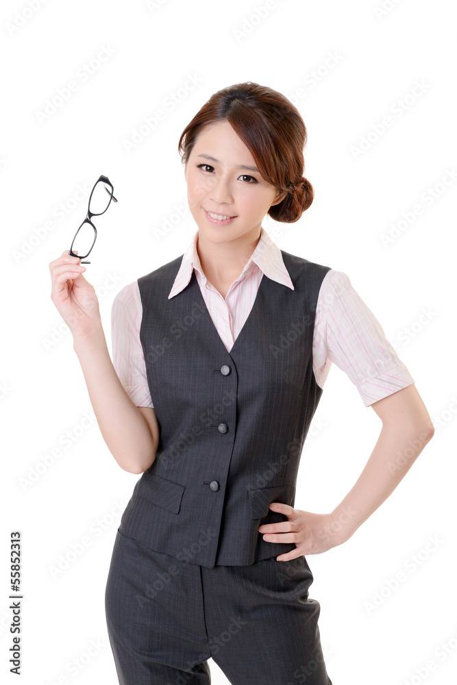 Attractive young business woman Attractive young business woman
