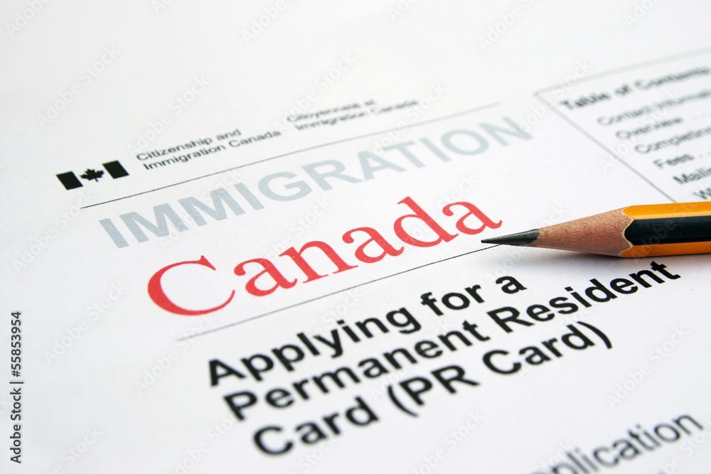 Immigration Canada - obrazy, fototapety, plakaty 