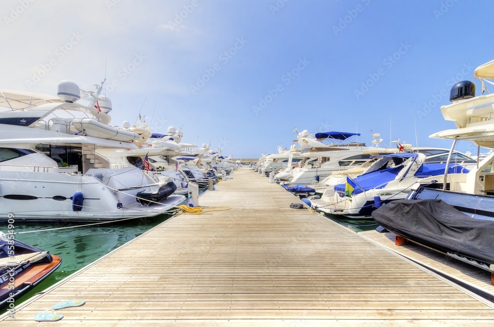 Fototapeta premium Zaitunay Bay in Beirut, Lebanon