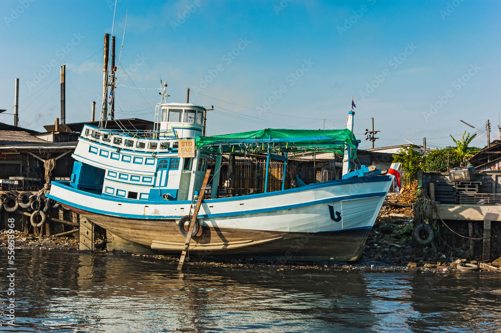 Boats at sea  in Thailand