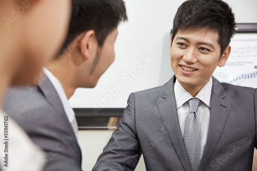 Businesspeople Meeting in a Conference Room