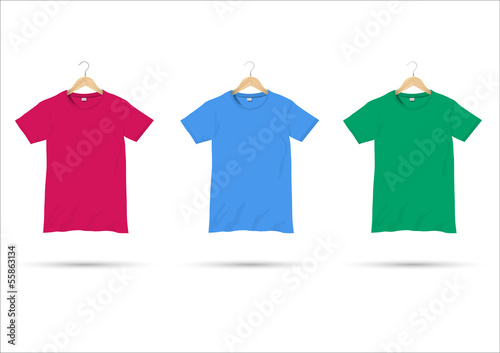 Tshirts on hangers