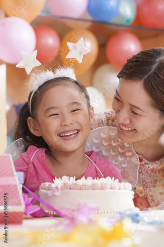 Birthday Girl and Her Mother photo