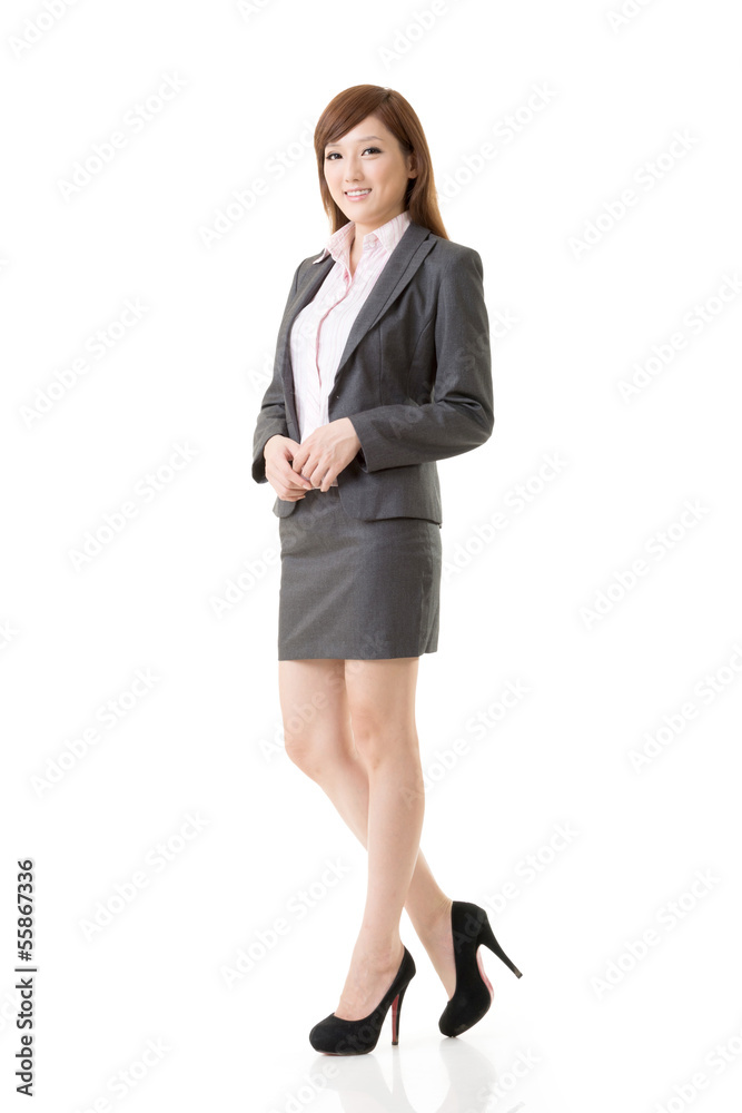 Full length portrait of Asian business woman Full length portrait of Asian business woman
