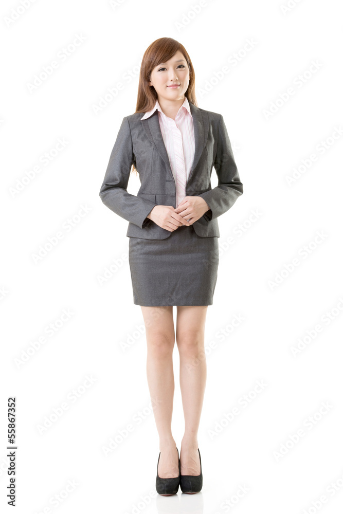 Full length portrait of Asian business woman Full length portrait of Asian business woman