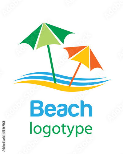 Beach logotype