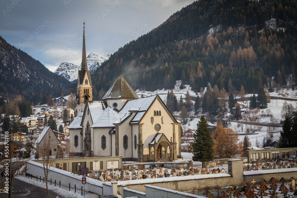 church and cemetery