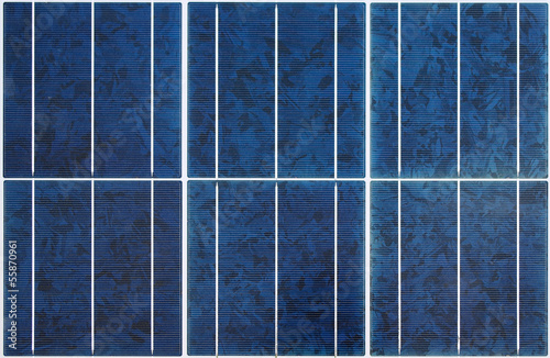 Seamless solar panel texture