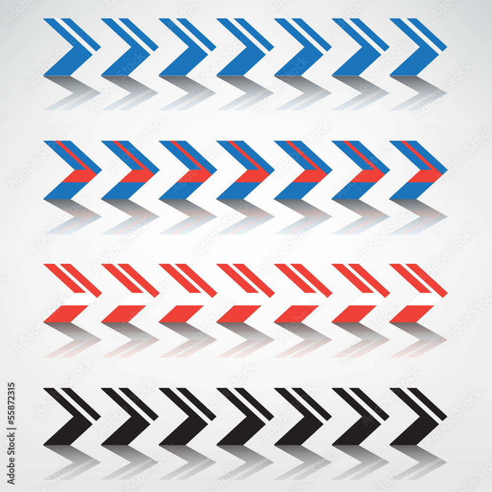 vector arrows set vector arrows set