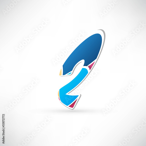 Free Download Abstract icon based on the number - GFXLoad