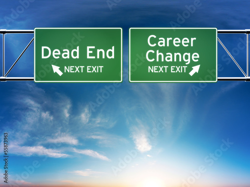 Fotografija Career change or dead end job concept