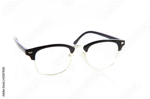 glasses isolated on white background