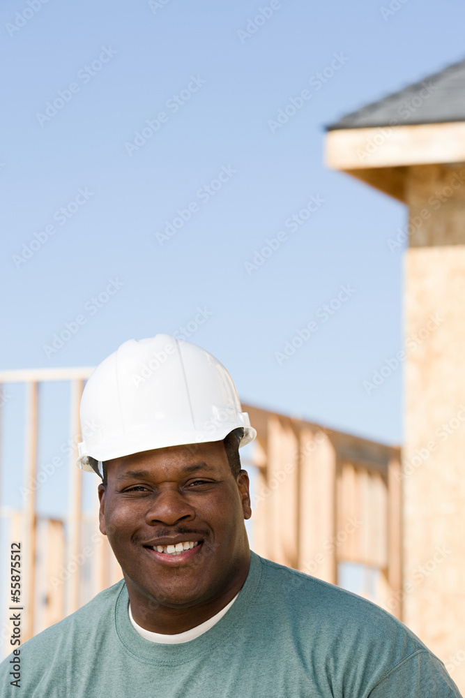 Fotografie Portrait of a builder